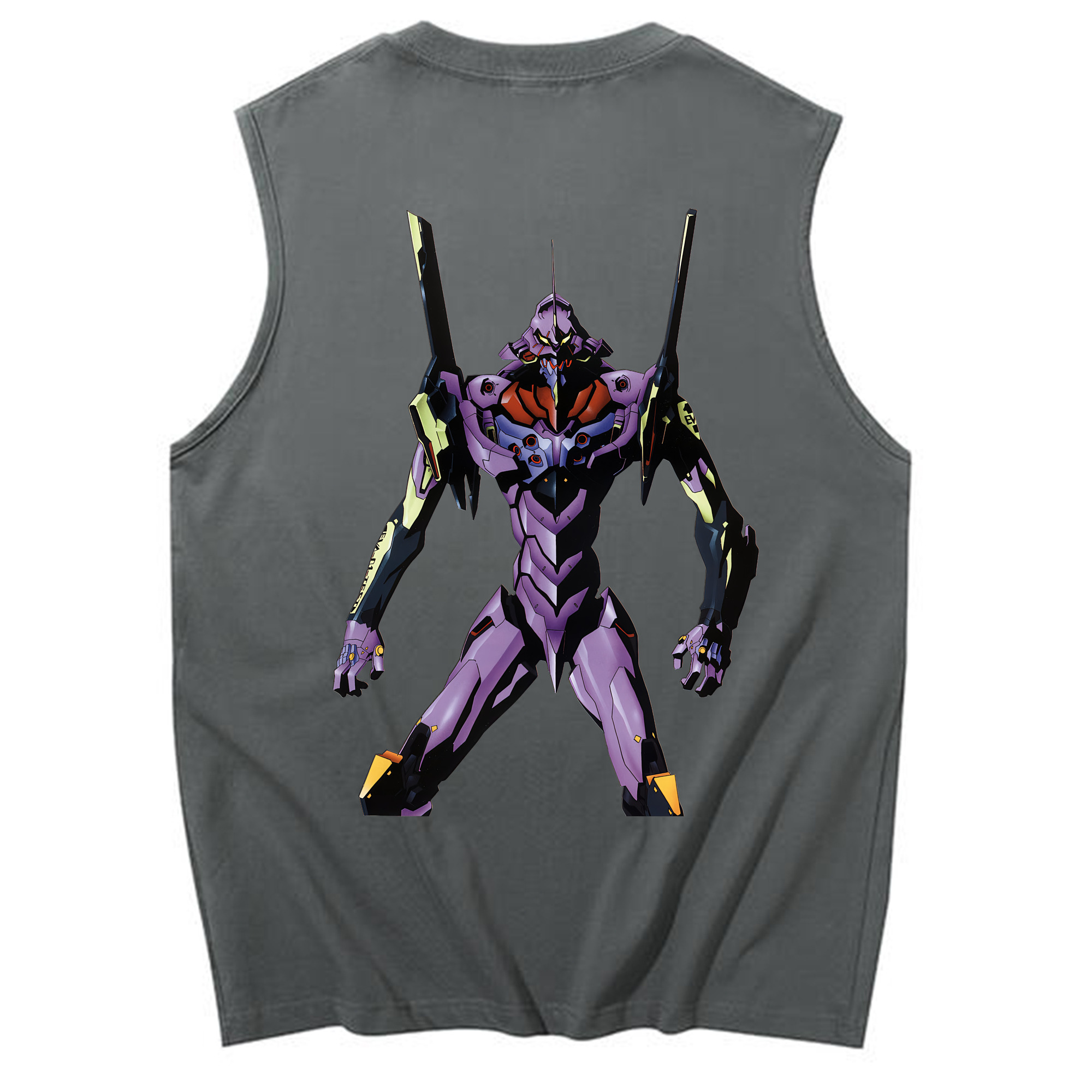 （画像用） EVA 新世紀エヴァンゲリオン コットン100％タンクトップ（背面プリント）